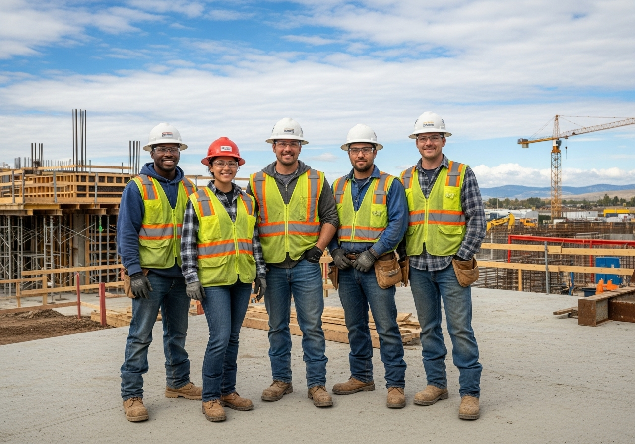 Construction team